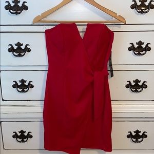 NEW WITH TAGS Red Semi Formal Dress
